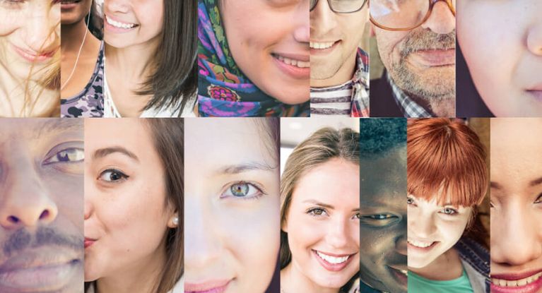 Menschen aus verschiedenen Ländern